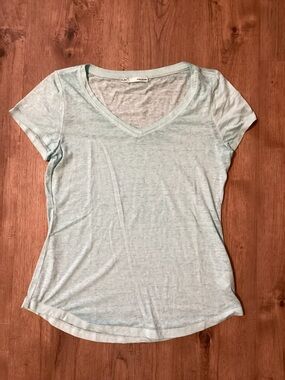 Maurices Mint V-Neck Short Sleeve Tee